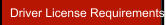 Driver License Requirements